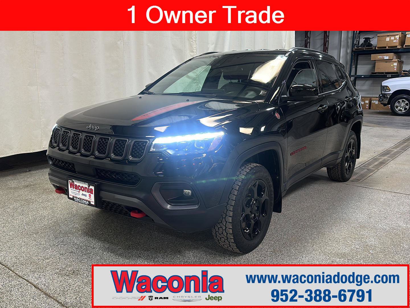 Used 2023 Jeep Compass Trailhawk w/ Trailhawk Elite Group AWD/4WD image 1