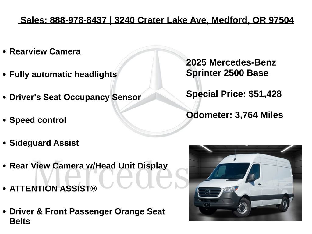 Used 2025 Mercedes-Benz Sprinter 2500 image 15