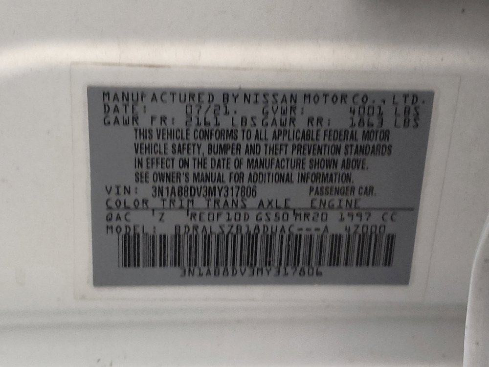 Used 2021 Nissan Sentra SR w/ SR Premium Package image 33