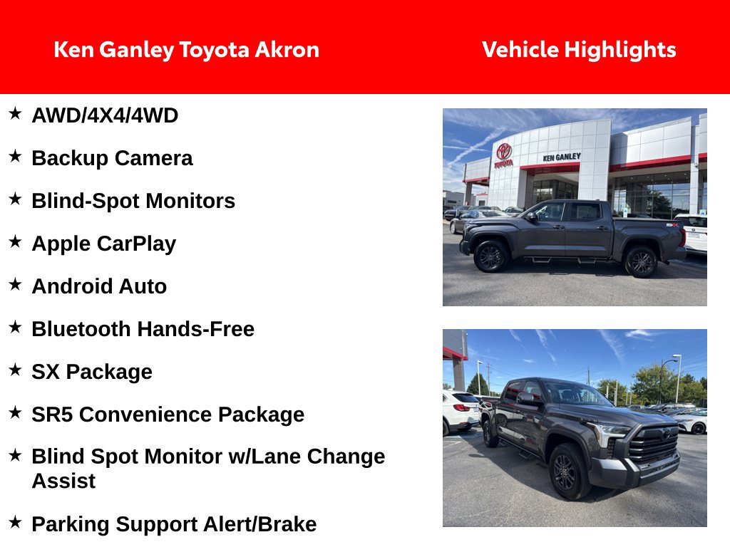 Used 2024 Toyota Tundra SR5 w/ SR5 Convenience Package AWD/4WD image 2