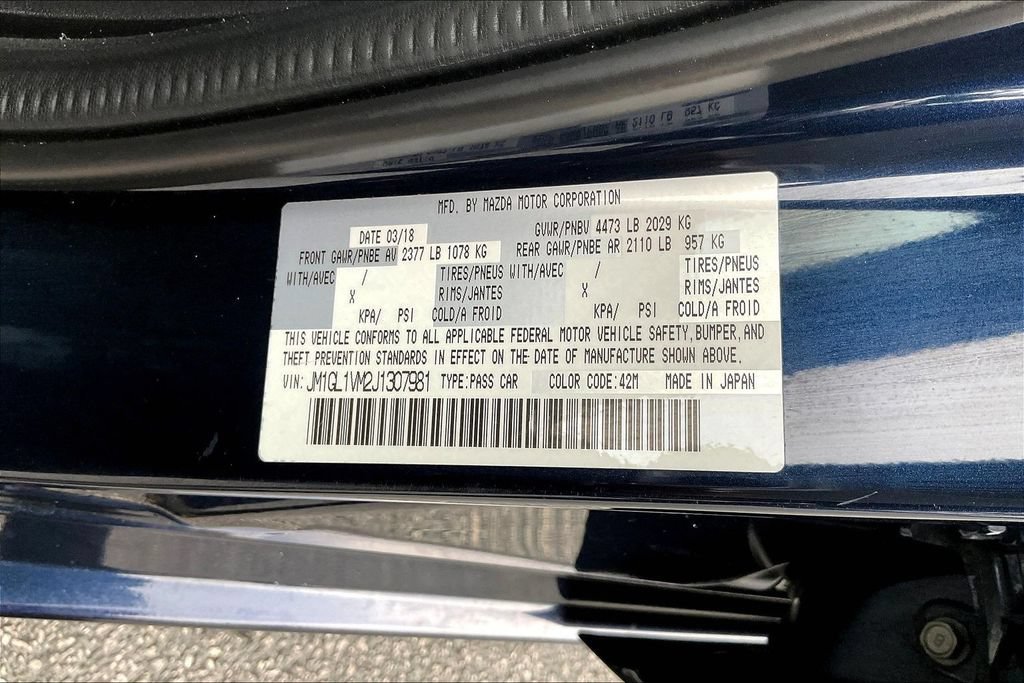 Used 2018 MAZDA MAZDA6 Touring FWD image 18