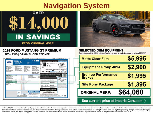 Certified 2025 Ford Mustang GT Premium RWD image 4