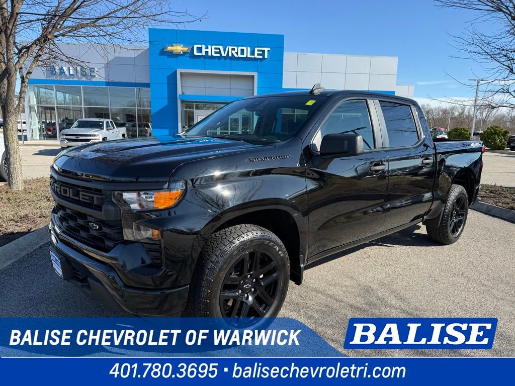 Used 2024 Chevrolet Silverado 1500 Custom w/ Turbomax Blackout Package