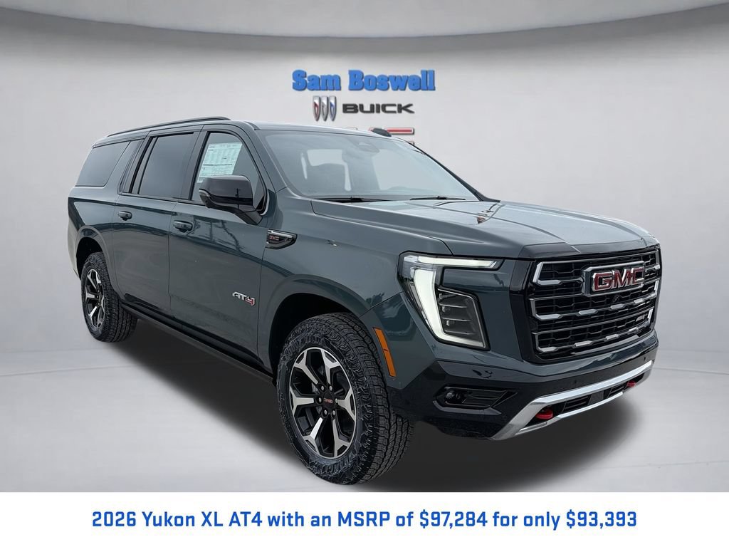 New 2026 GMC Yukon XL AT4 w/ AT4 Premium Plus Package
