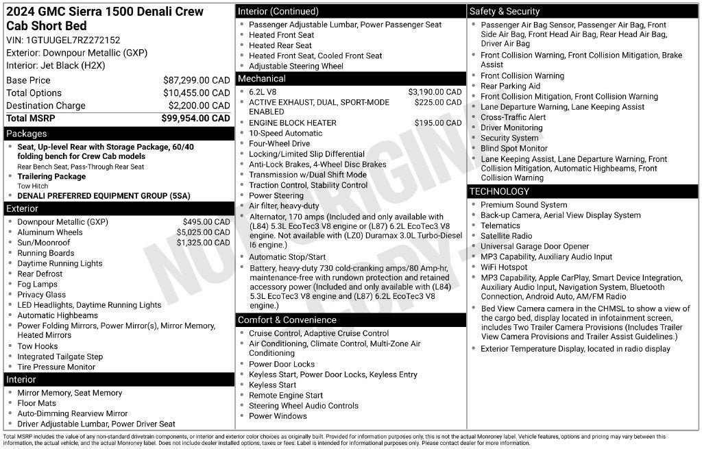 Used 2024 GMC Sierra 1500 Denali AWD/4WD image 3