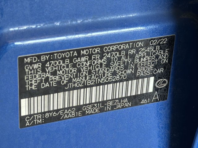 Certified 2022 Lexus IS 350 F Sport RWD image 29