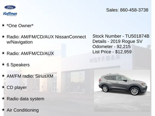 Used 2019 Nissan Rogue SV AWD/4WD image 5