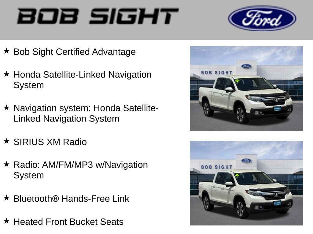 Used 2017 Honda Ridgeline RTL-T image 3