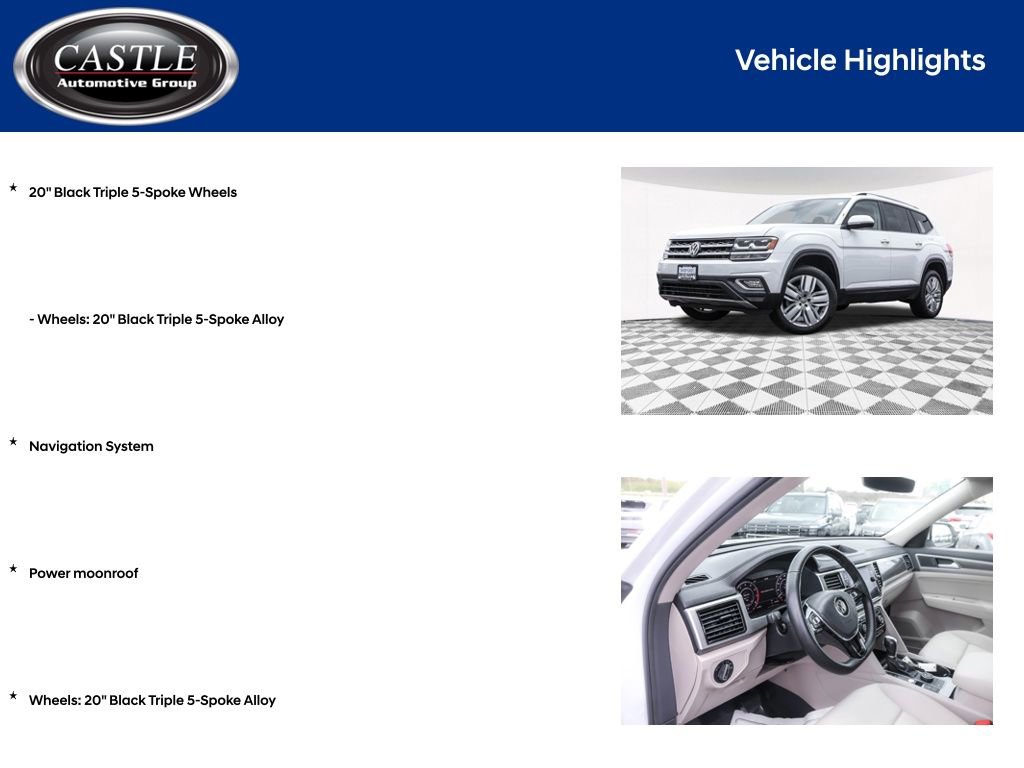 Used 2019 Volkswagen Atlas SEL AWD/4WD image 4