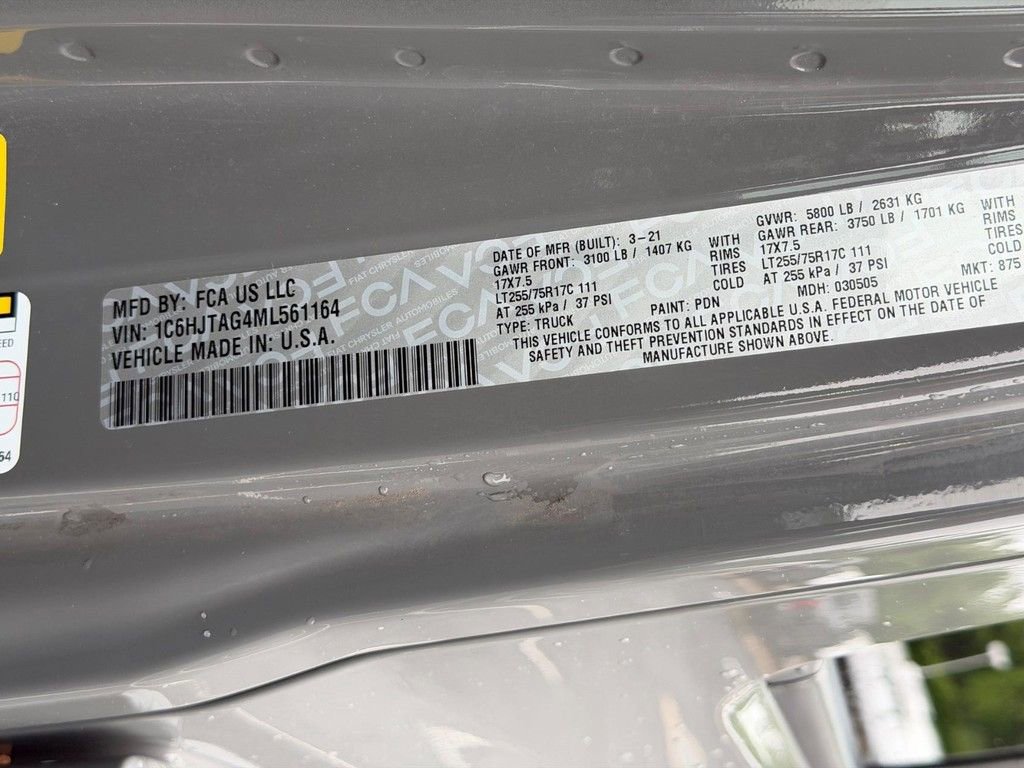 Used 2021 Jeep Gladiator Sport AWD/4WD image 22