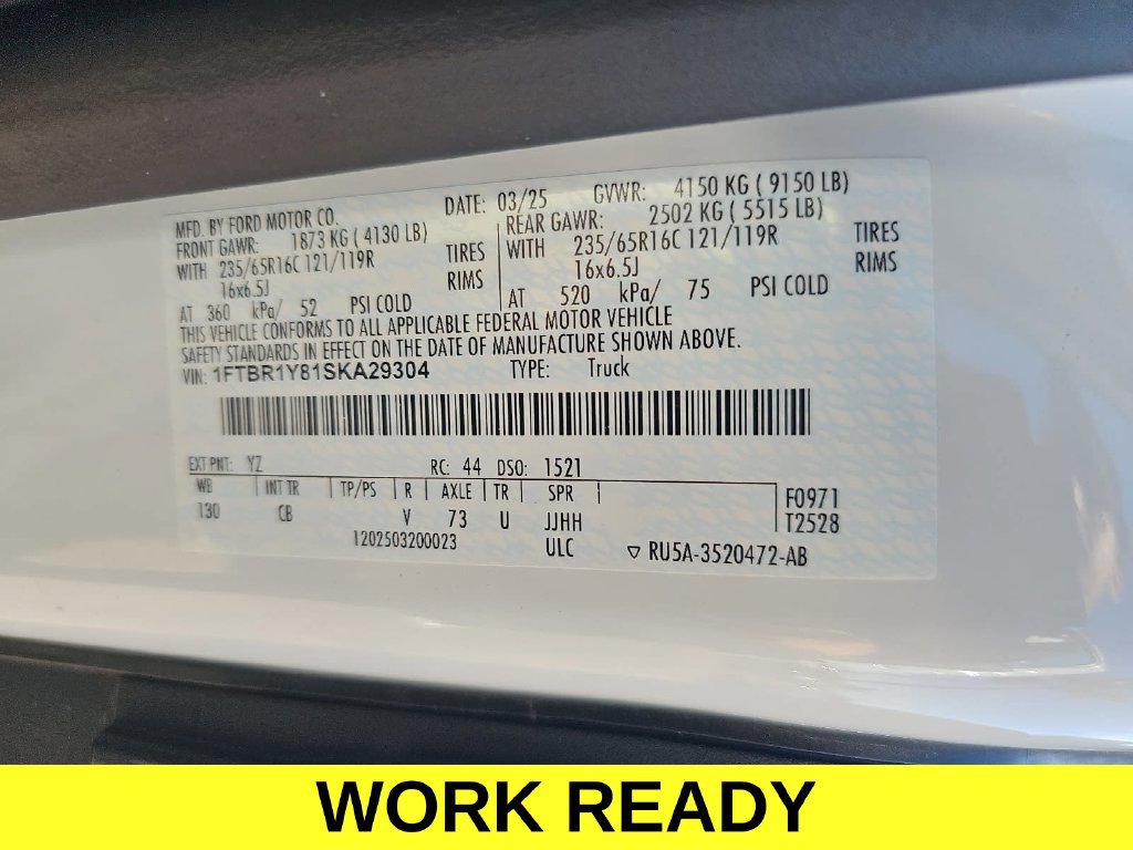 Used 2025 Ford Transit 250 Low Roof w/ Exterior Upgrade Package RWD image 40