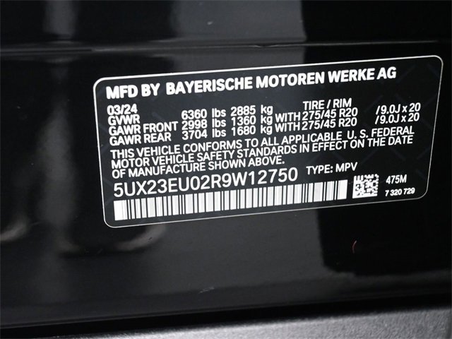 New 2024 BMW X5 xDrive40i w/ Premium Package image 32