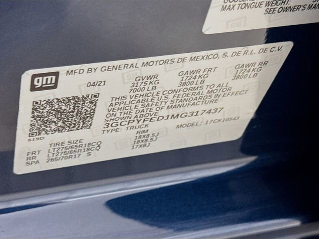 Used 2021 Chevrolet Silverado 1500 LT Trail Boss w/ Convenience Package II image 31