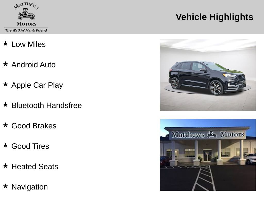 Used 2020 Ford Edge ST w/ Cold Weather Package AWD/4WD image 14