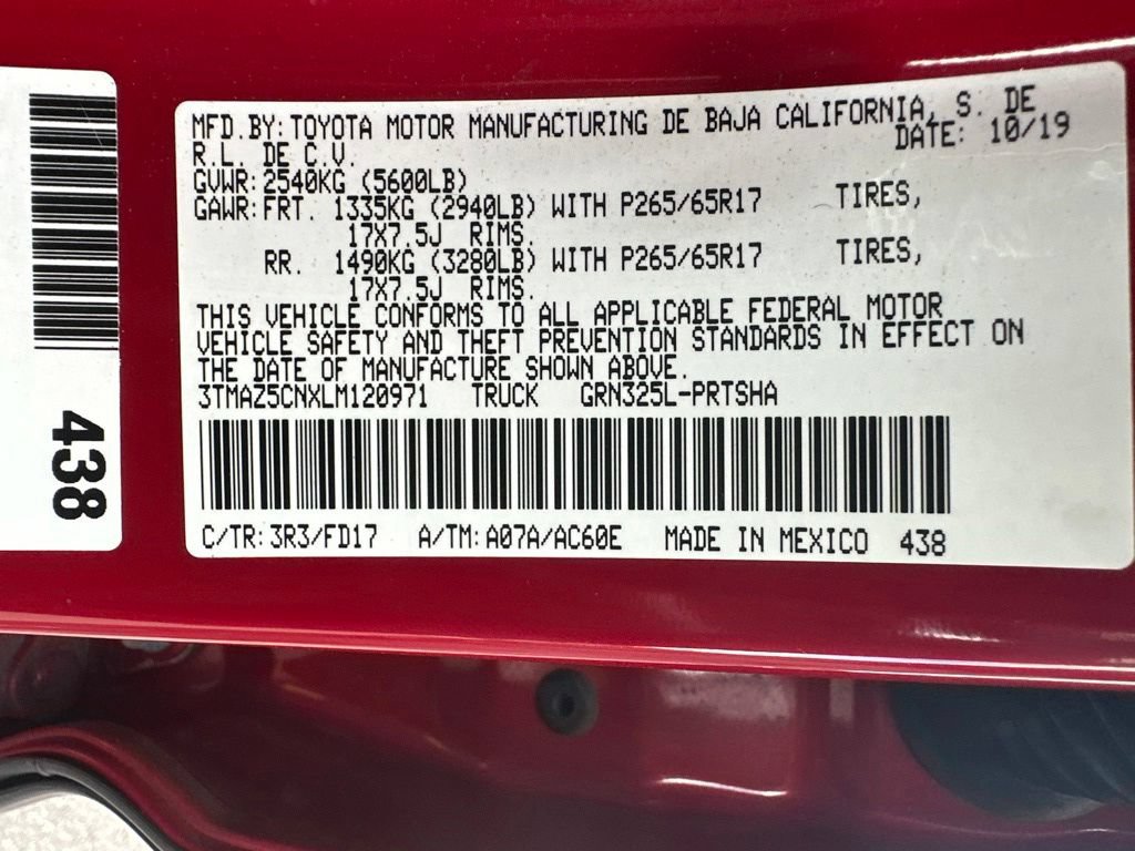 Used 2020 Toyota Tacoma TRD Sport RWD image 17