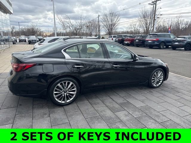 Certified 2023 INFINITI Q50 Luxe w/ Cargo Package image 8