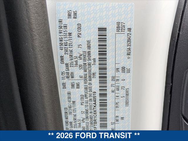 New 2026 Ford Transit 250 T250 RWD image 21
