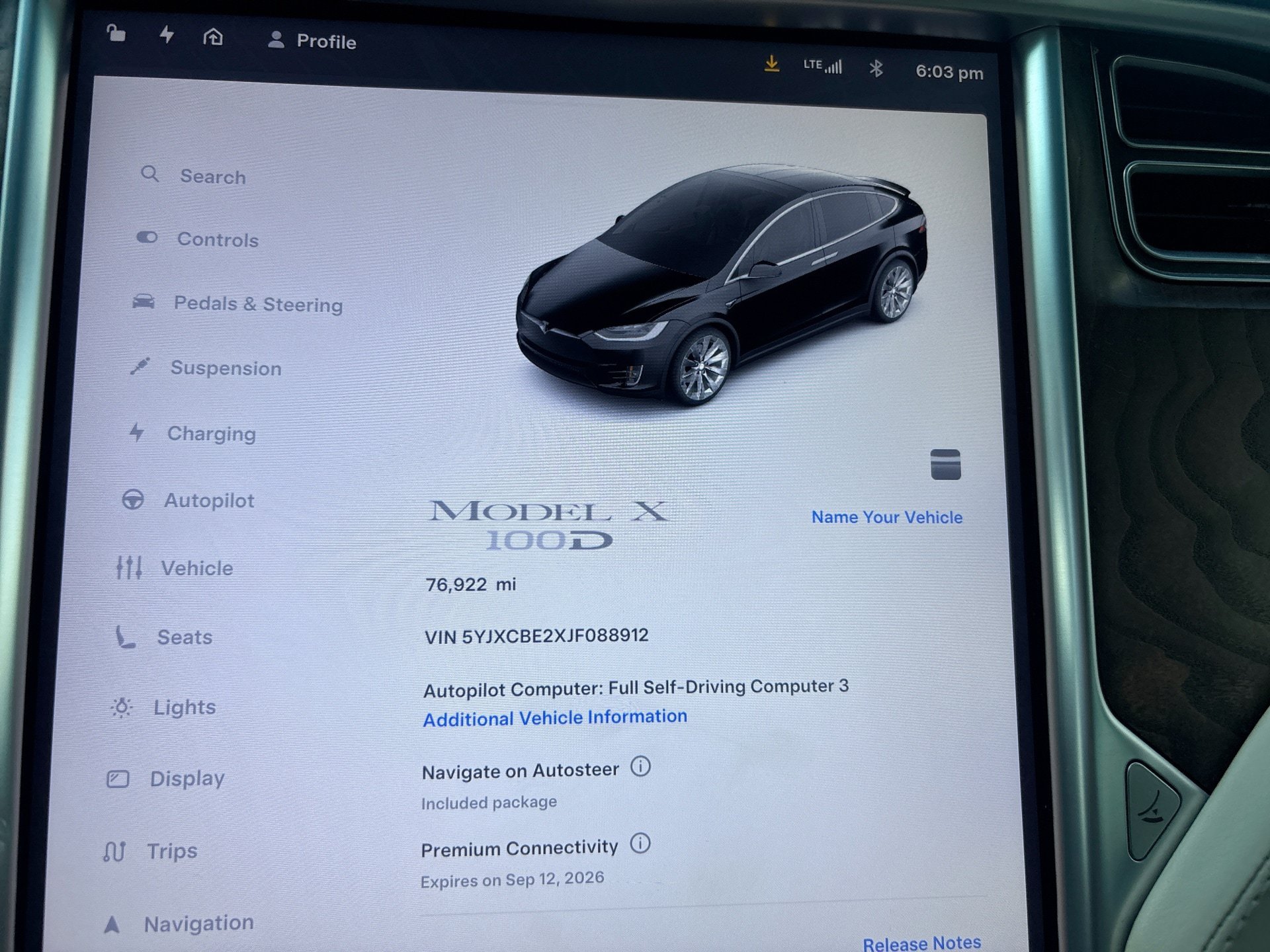 Used 2018 Tesla Model X 100D AWD/4WD image 10