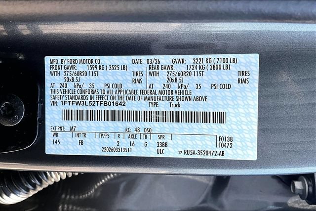 New 2026 Ford F150 XLT w/ Equipment Group 302A MID AWD/4WD image 8