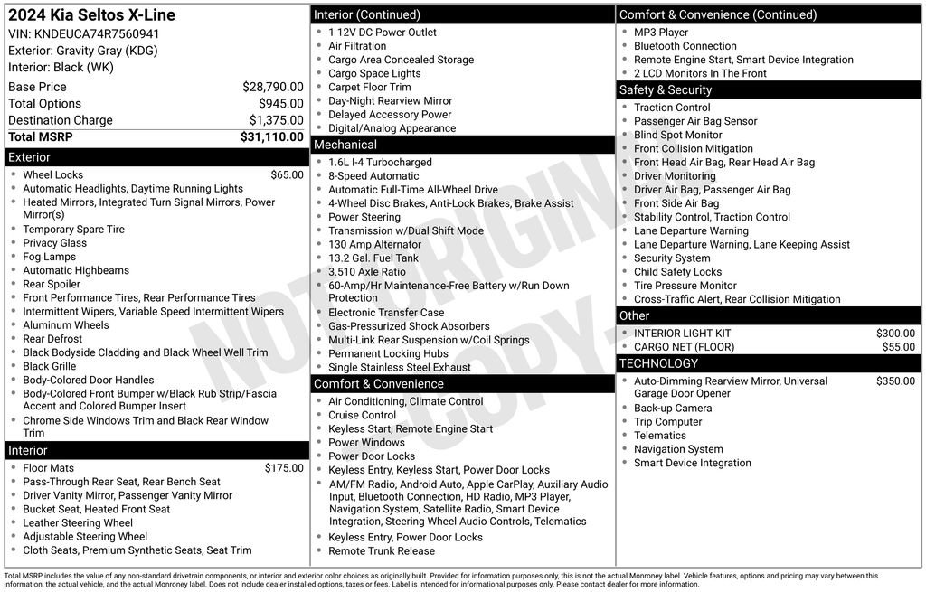 Used 2024 Kia Seltos X-Line image 12