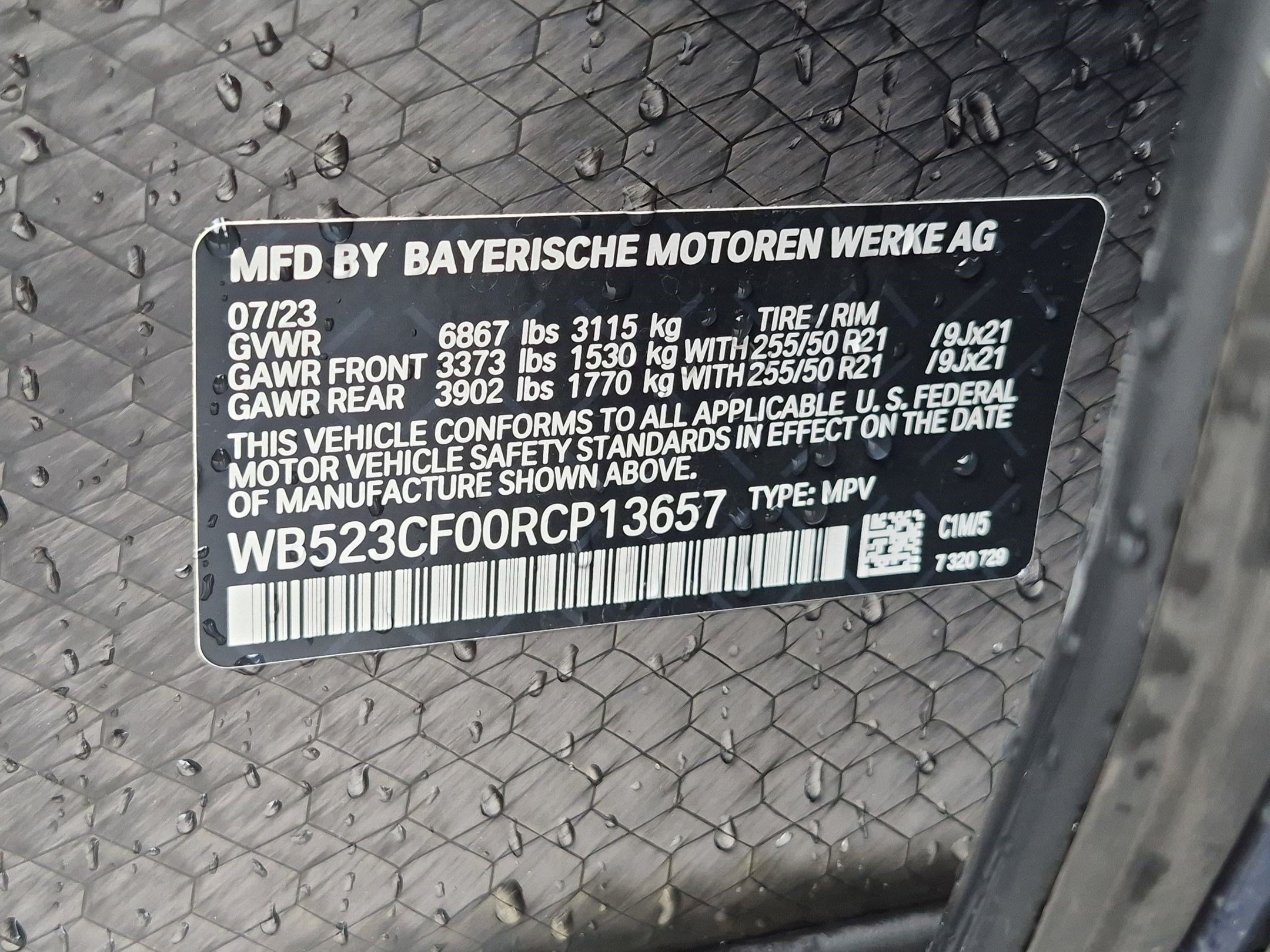 Certified 2024 BMW iX xDrive50 w/ Convenience Package AWD/4WD image 34