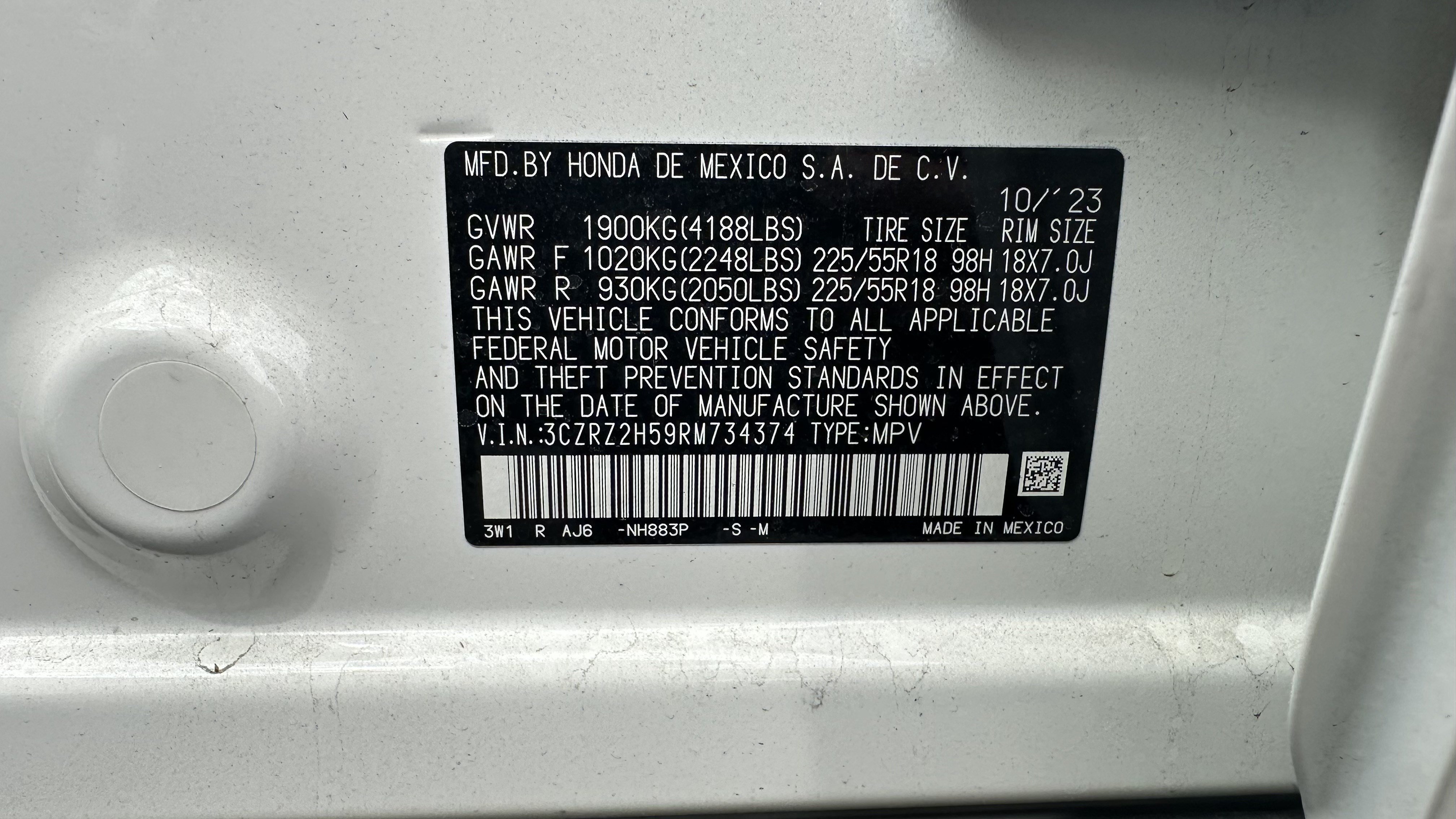 Used 2024 Honda HR-V Sport image 34