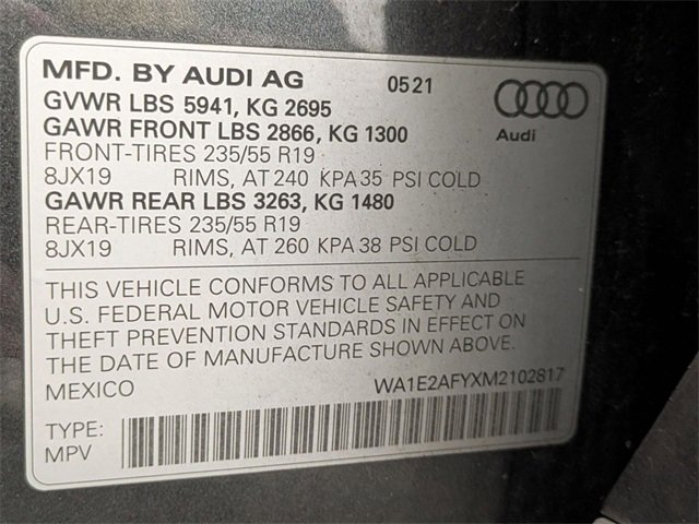 Used 2021 Audi Q5 e Premium Plus image 36