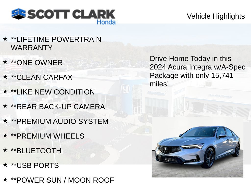 Used 2024 Acura Integra A-Spec FWD image 11