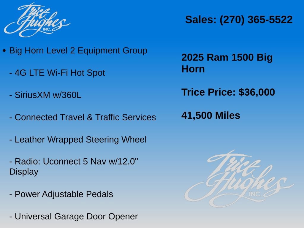 Used 2025 RAM 1500 Big Horn AWD/4WD image 37