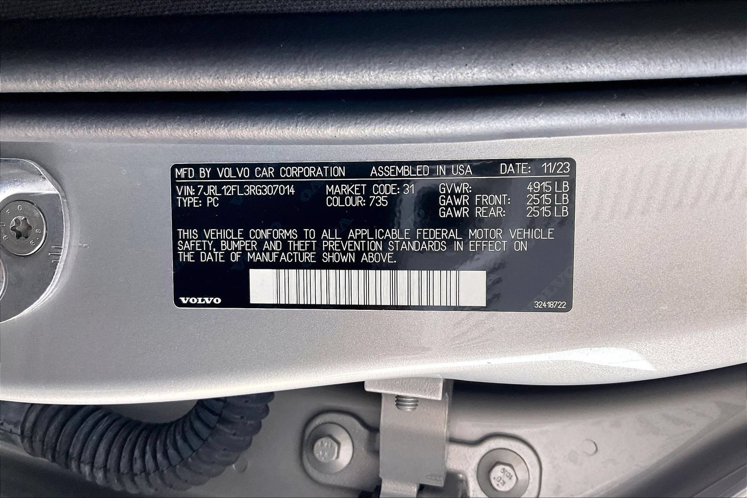 Used 2024 Volvo S60 B5 Plus FWD image 16