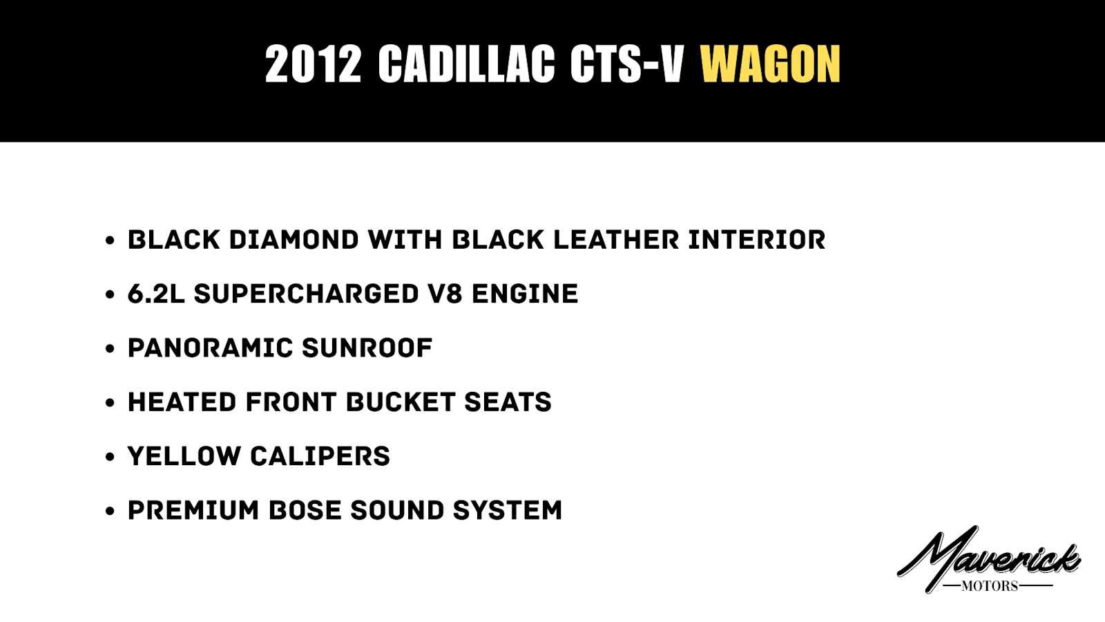 Used 2012 Cadillac CTS V RWD image 2