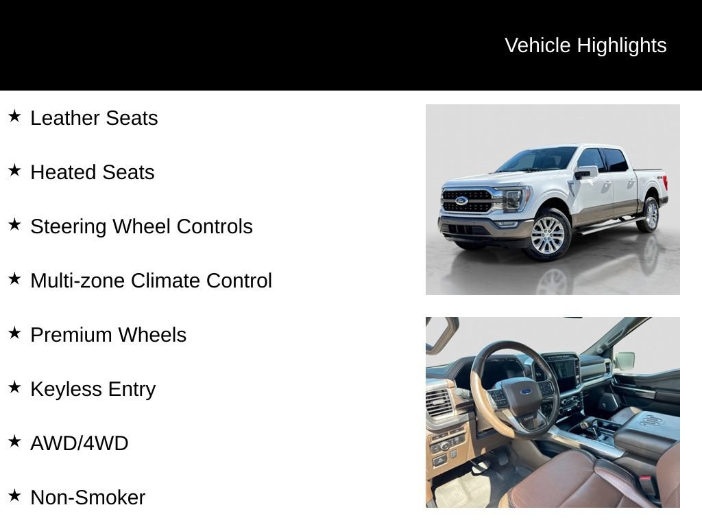 Certified 2023 Ford F150 King Ranch w/ Equipment Group 601A High AWD/4WD image 17