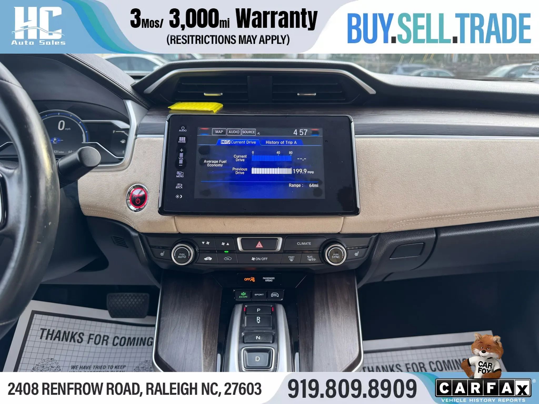 Used 2018 Honda Clarity Touring image 23