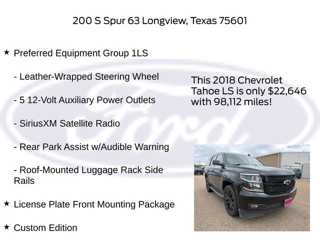 Used 2018 Chevrolet Tahoe LS image 15