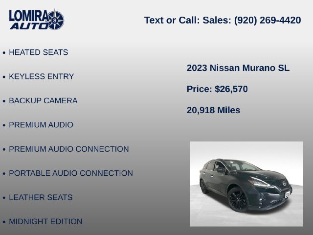 Used 2023 Nissan Murano SL AWD/4WD image 14