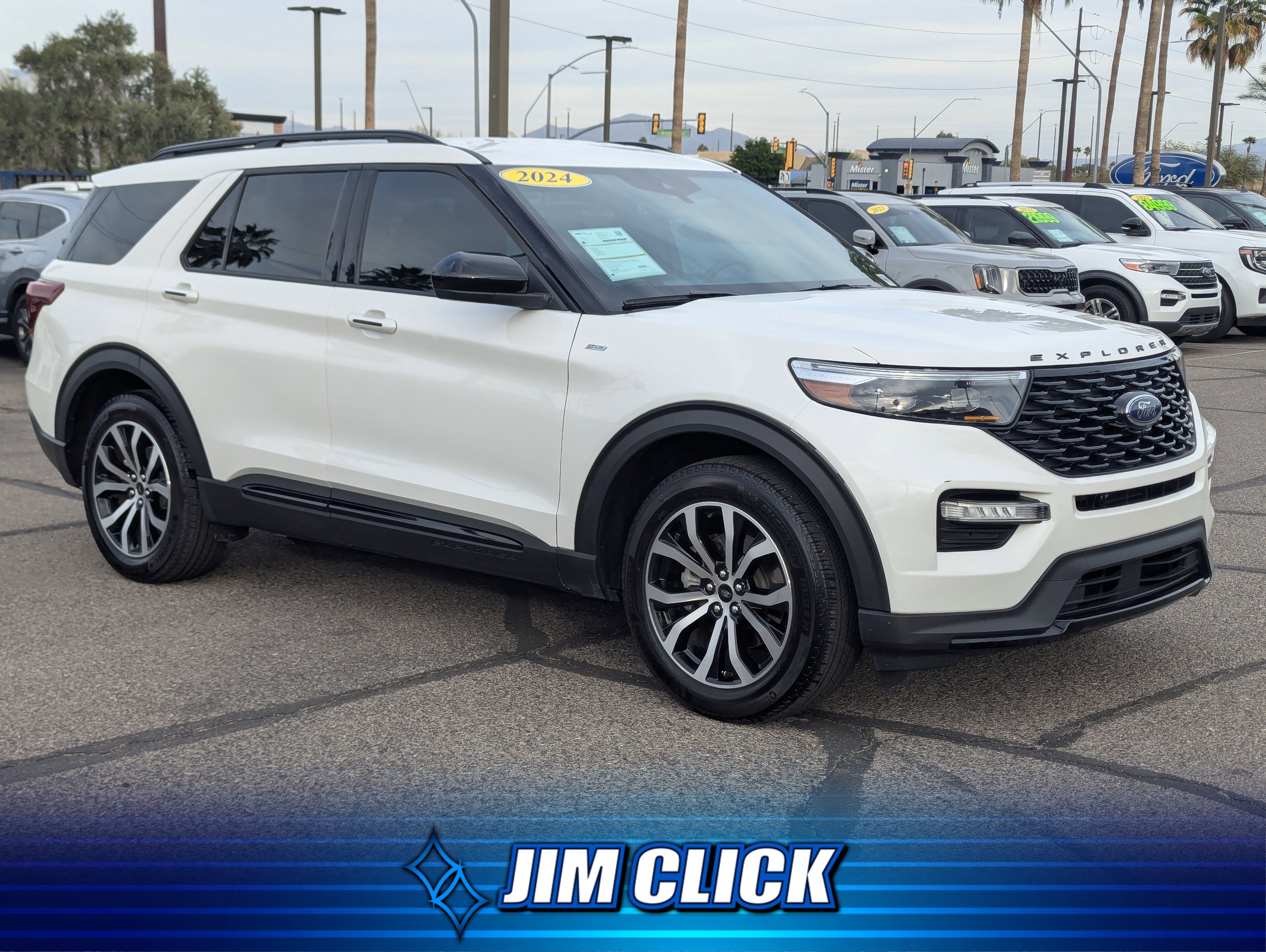 Certified 2024 Ford Explorer ST-Line w/ Class IV Trailer Tow Package image 1