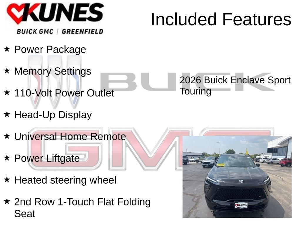 New 2026 Buick Enclave Sport Touring w/ Power Package image 3