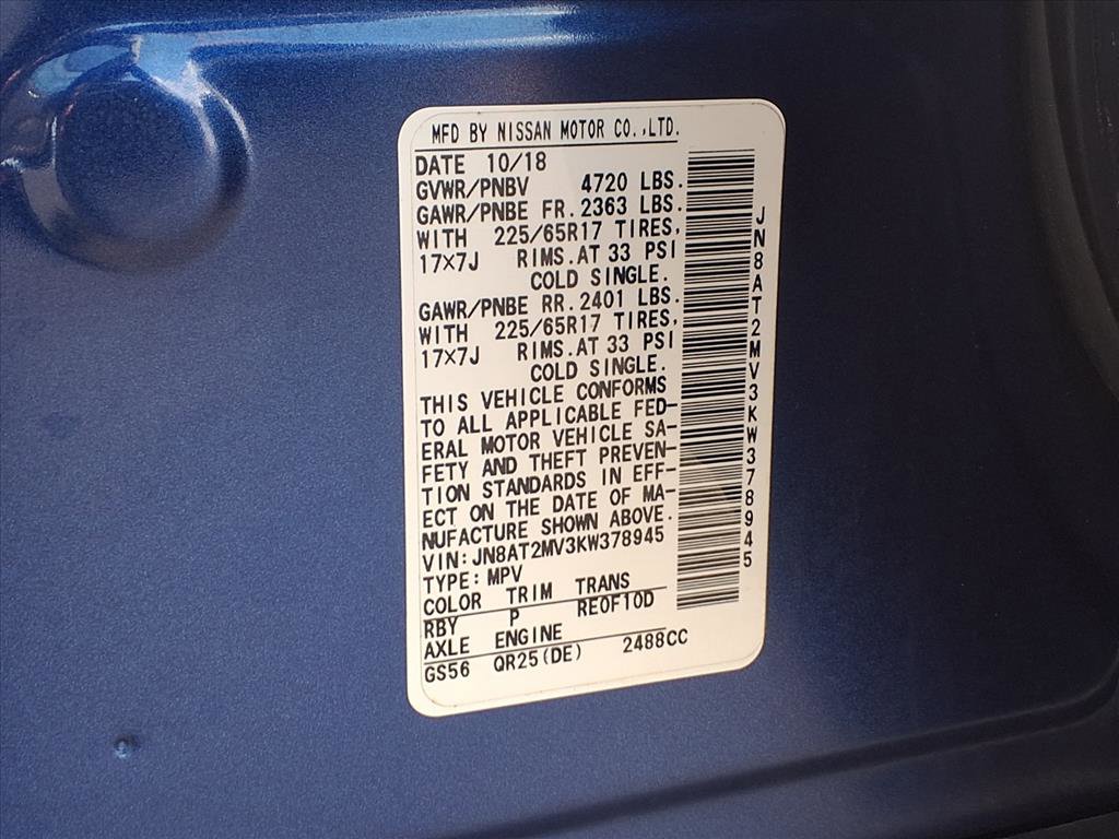 Used 2019 Nissan Rogue SV image 27