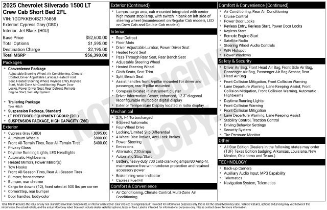 Used 2025 Chevrolet Silverado 1500 LT AWD/4WD image 6