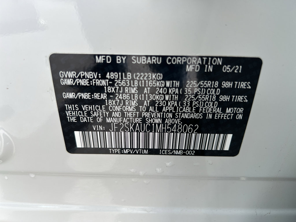 Certified 2021 Subaru Forester Limited w/ Popular Package #3 image 34