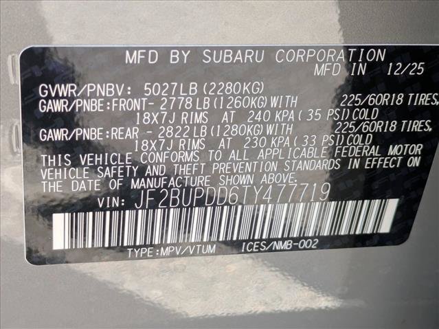New 2026 Subaru Outback Limited AWD/4WD image 18