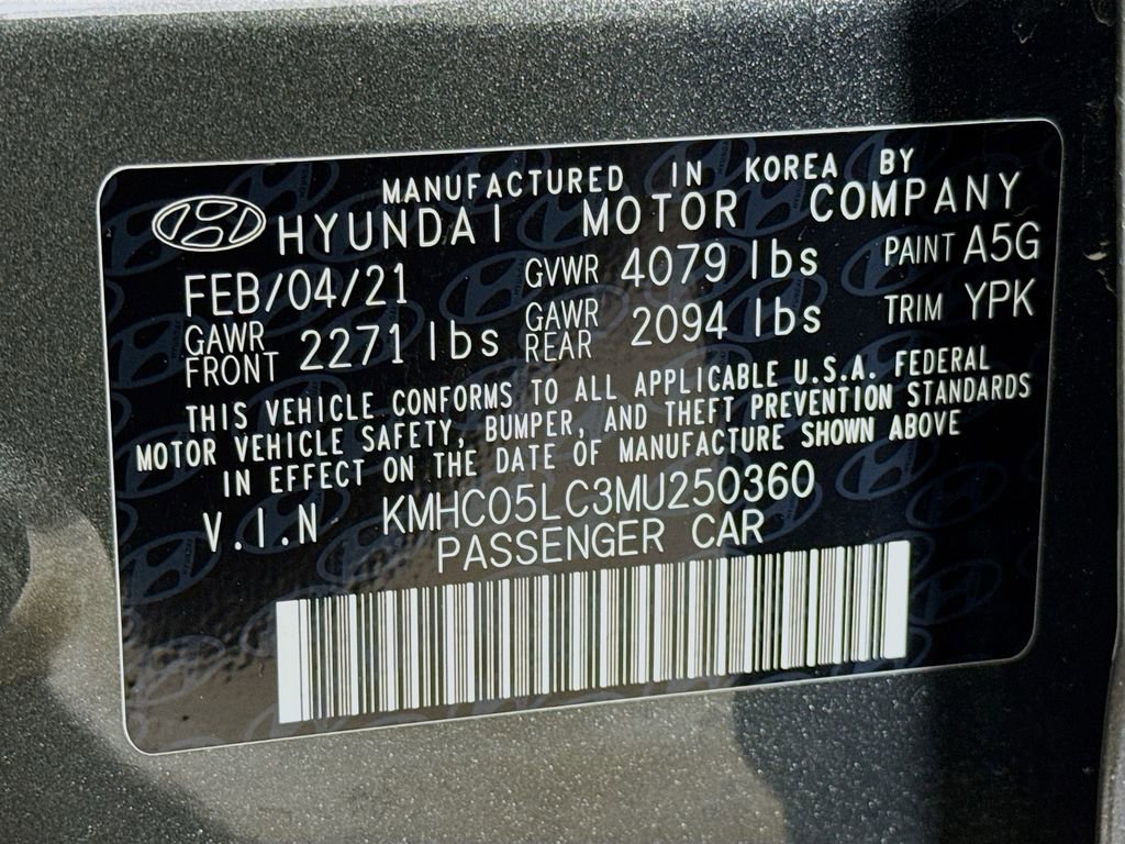 Used 2021 Hyundai Ioniq Limited image 42