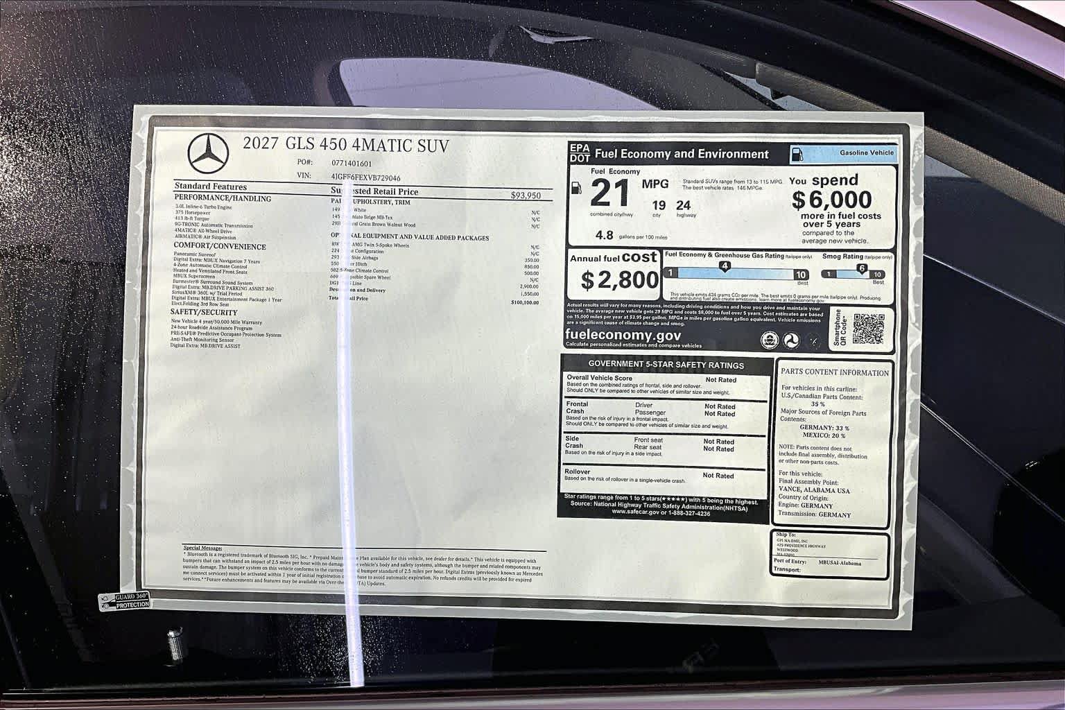 New 2027 Mercedes-Benz GLS 450 4MATIC image 18