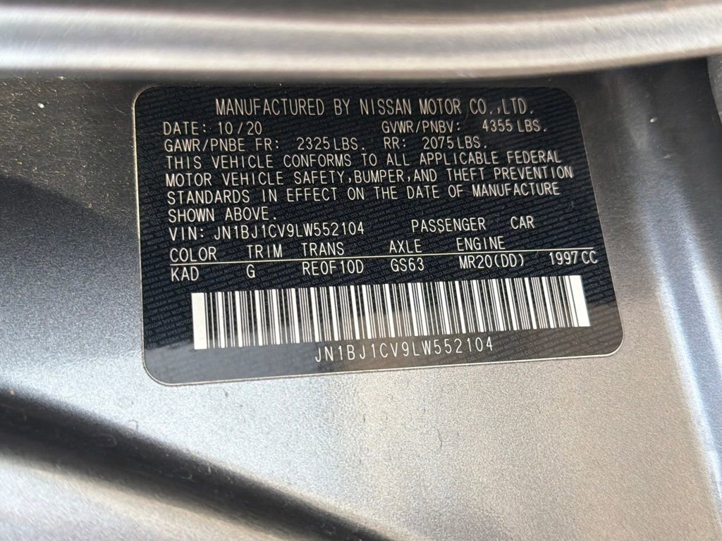 Used 2020 Nissan Rogue Sport SL w/ Premium Package image 36