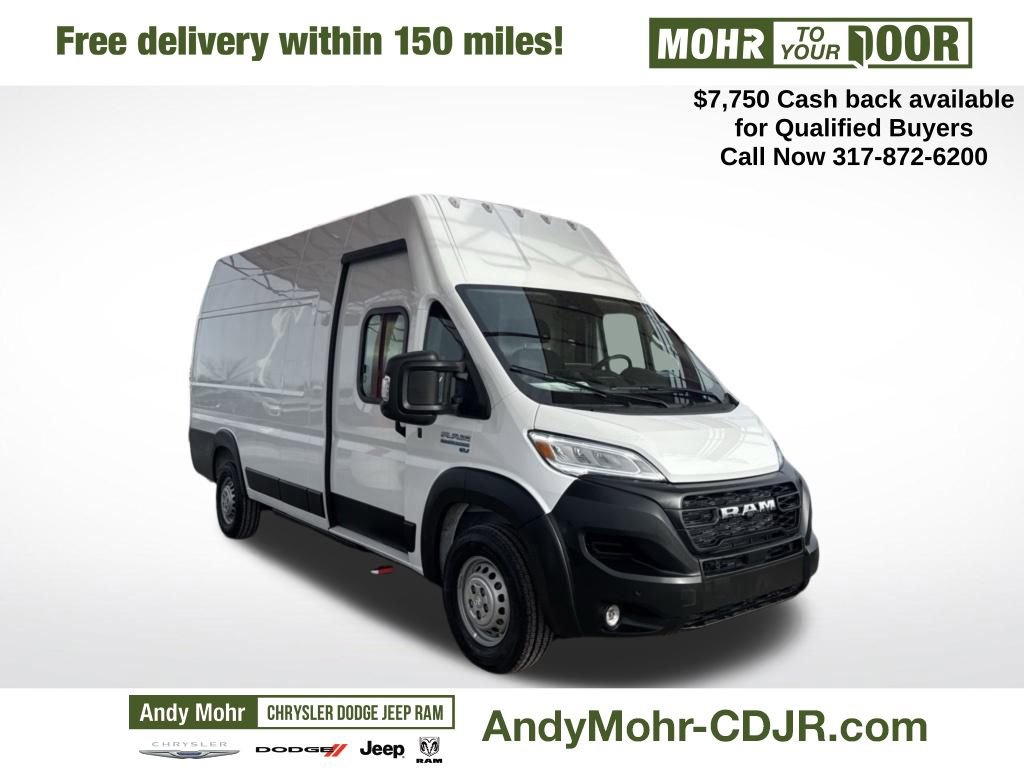 New 2024 RAM ProMaster 3500 w/ Delivery Van Package