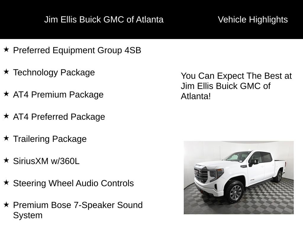 Used 2024 GMC Sierra 1500 AT4 w/ Technology Package image 5