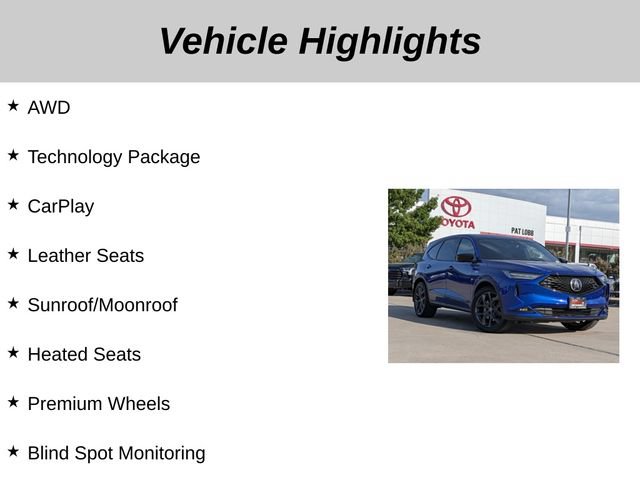 Used 2024 Acura MDX A-Spec AWD/4WD image 5