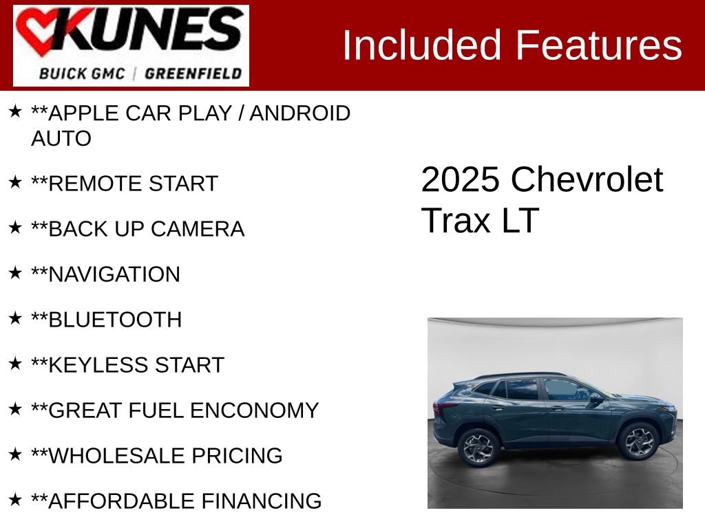 Used 2025 Chevrolet Trax LT FWD image 2