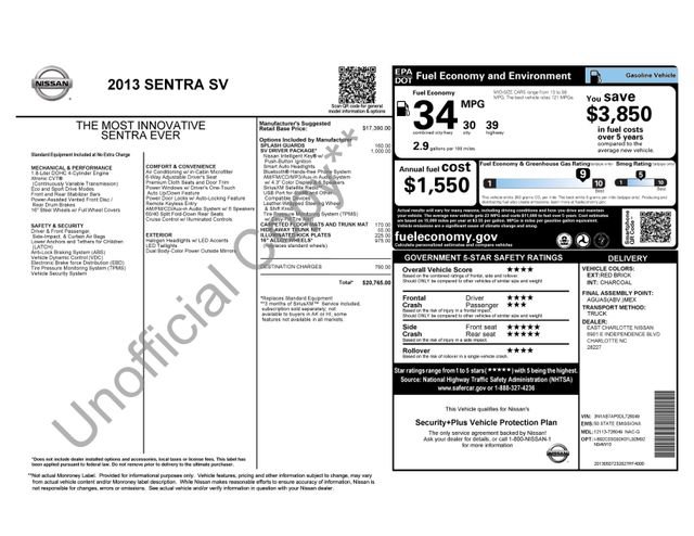 Used 2013 Nissan Sentra SV w/ Driver Pkg image 2