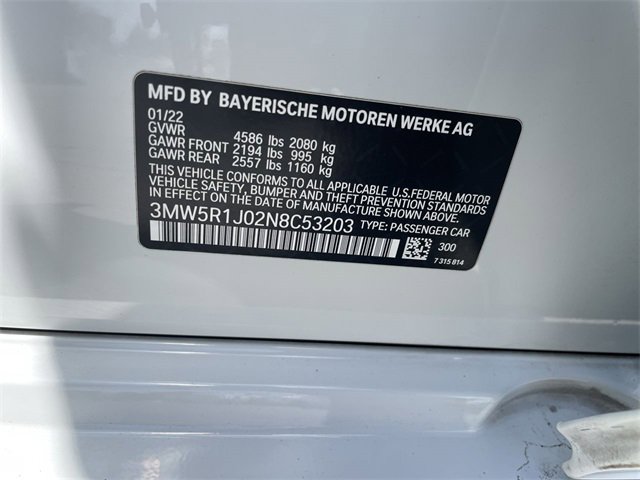 Used 2022 BMW 330i Sedan w/ Driving Assistance Package image 35